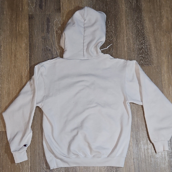 Champion Authentic UCLA Collage Athleticwear Hoodie in White Vintage 90s Y2K - Picture 6 of 6